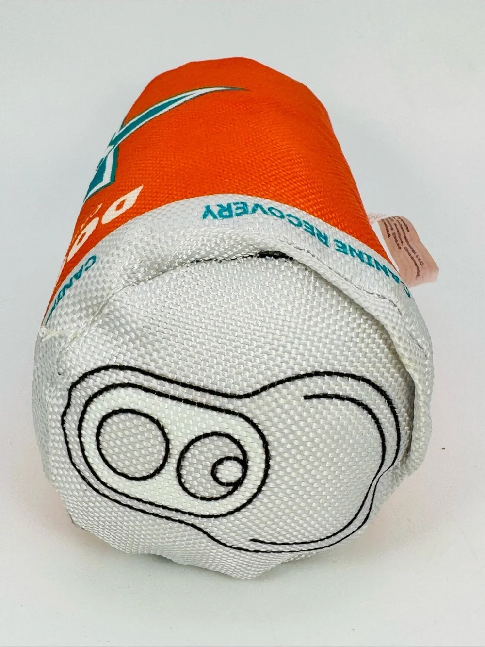 Dog Star Energy Drink Can Plush Dog Toy Squeaky M/L